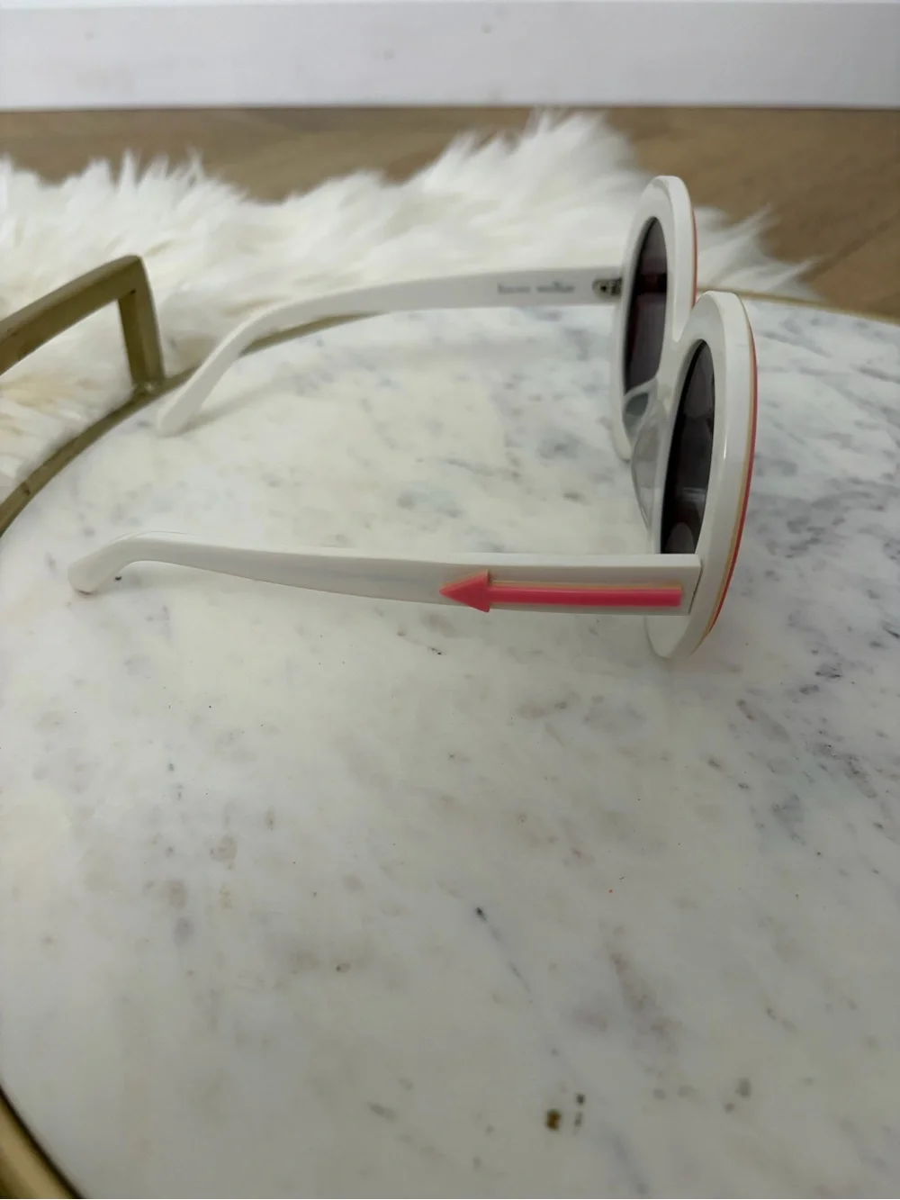 Karen Walker Pink Iris Sunglasses